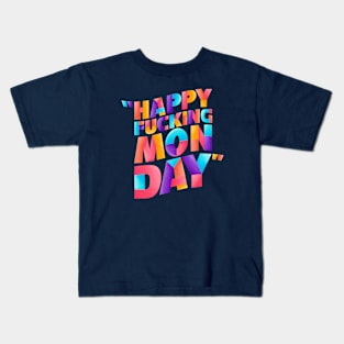 I hate monday Kids T-Shirt